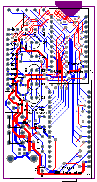 Demoboard layout